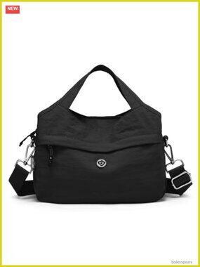 Quilted Puffer Tote Bag Nylon Crescent Hobo Shoulder Handbag